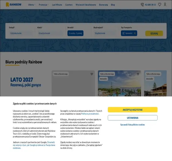 Forum i opinie o rainbowtours.pl