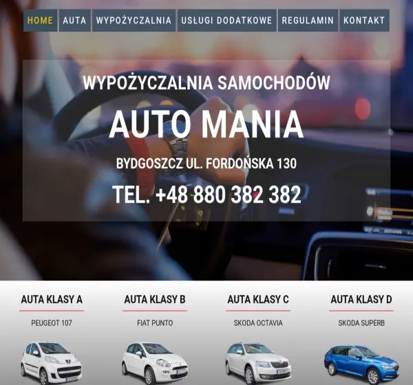 Forum i opinie o rent.auto-mania.pl