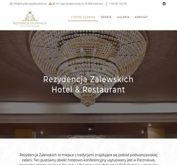 Forum i opinie o rezydencjazalewskich.pl