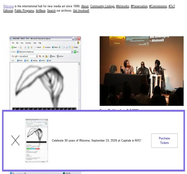 Forum i opinie o rhizome.org