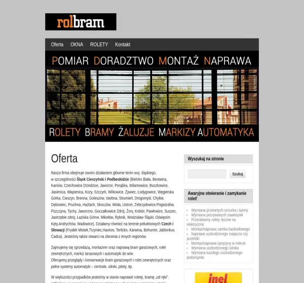 Forum i opinie o rol-bram.pl