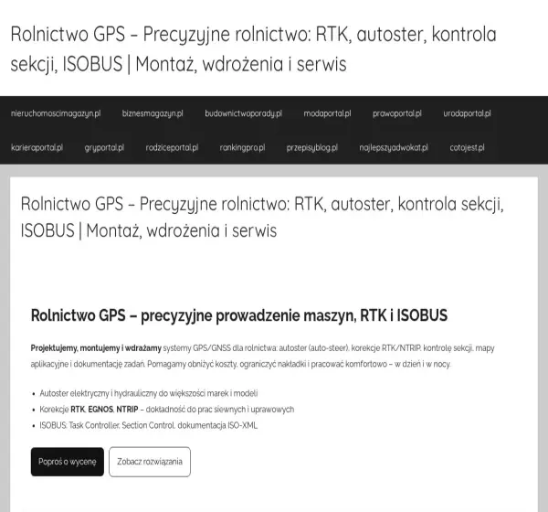 Forum i opinie o rolnictwogps.pl