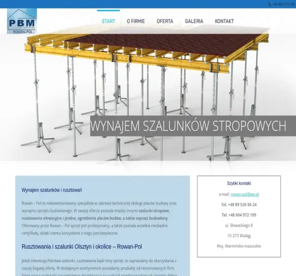 Forum i opinie o rowan-pol.pl