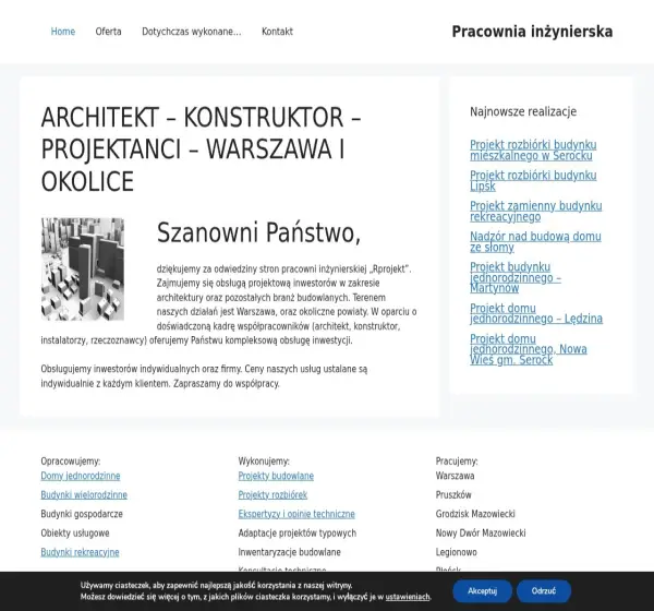 Forum i opinie o rprojekt.com.pl