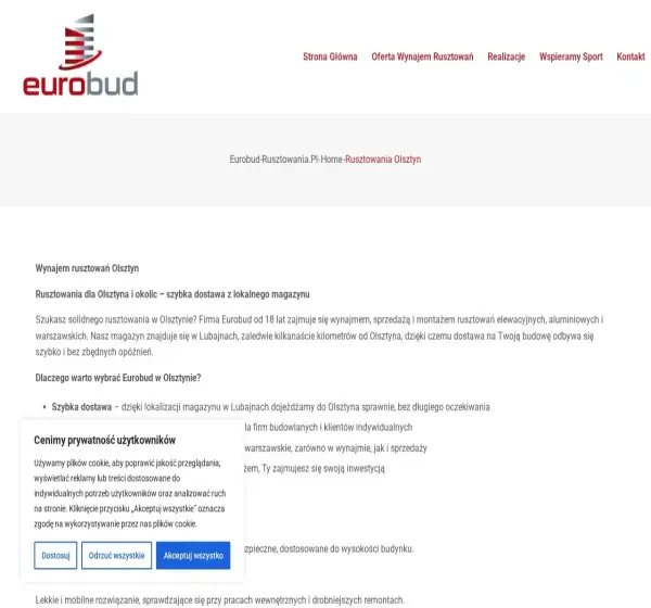 Forum i opinie o rusztowania-olsztyn.pl