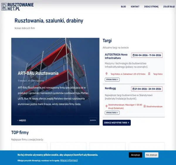 Forum i opinie o rusztowanie.net.pl