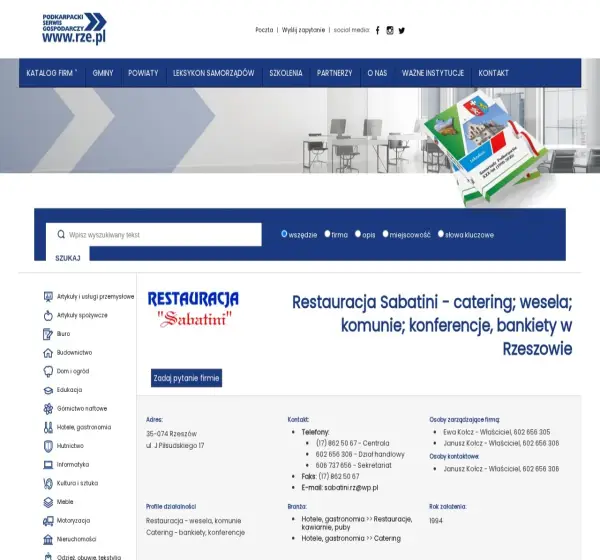 Forum i opinie o sabatini.rze.pl