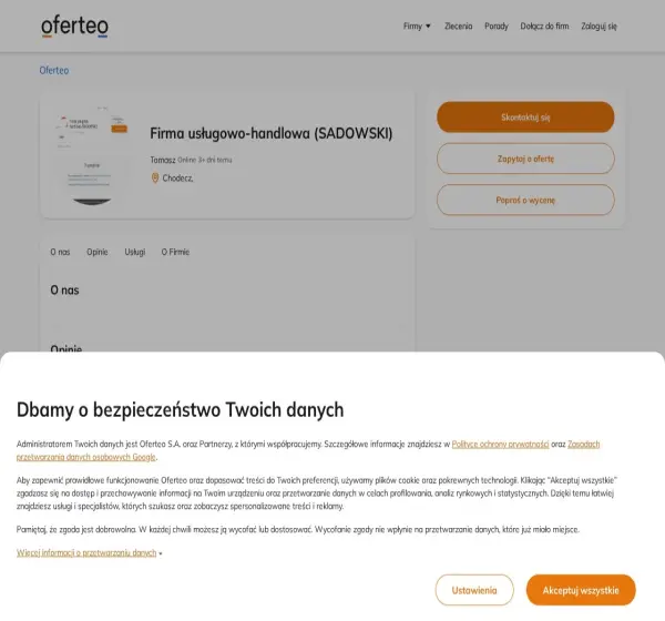 Forum i opinie o sadowskimariusz.oferteo.pl