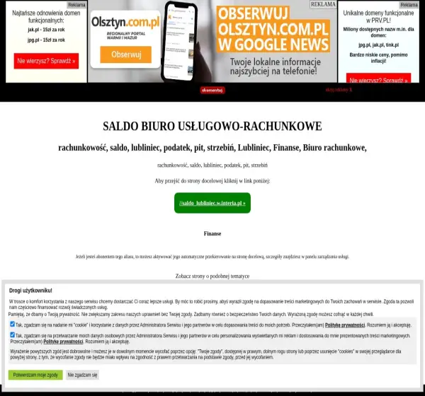 Forum i opinie o saldo-lubliniec.prv.pl