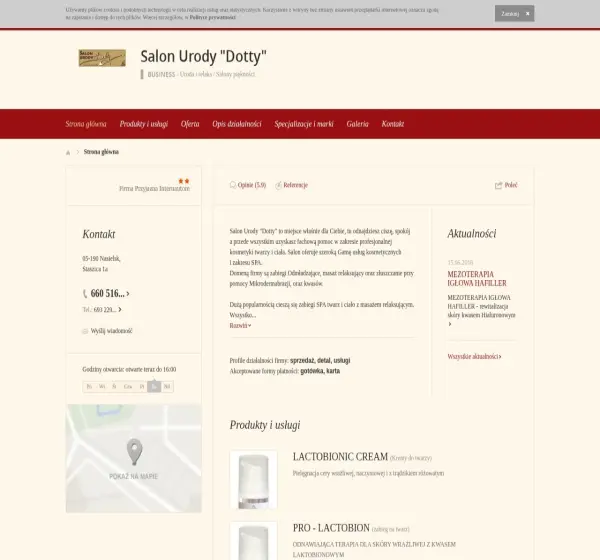 Forum i opinie o salon-urody-dotty.firmy.net