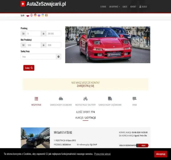 Forum i opinie o samochodyzeszwajcarii.pl