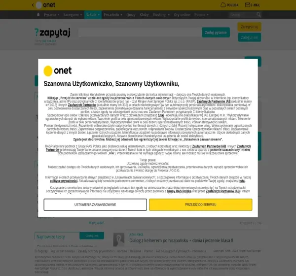 Forum i opinie o sciaga.onet.pl