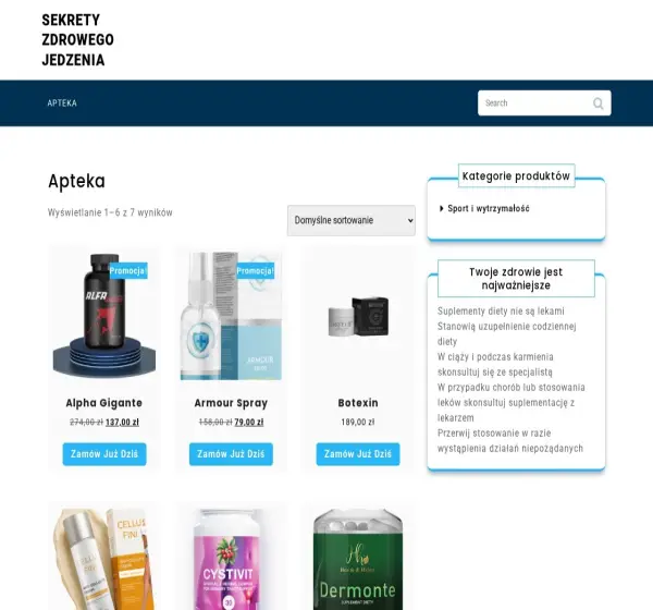Forum i opinie o sekretyzdrowegojedzenia.pl
