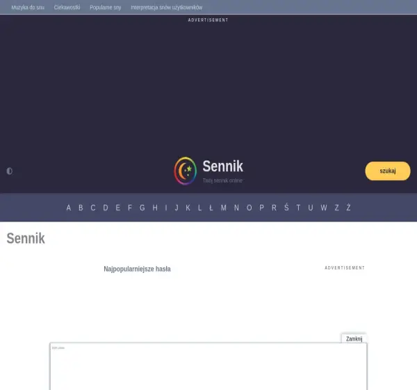 Forum i opinie o sennik.biz