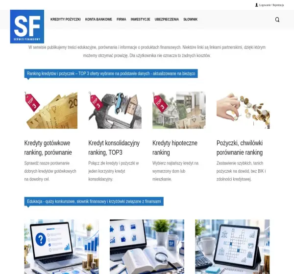 Forum i opinie o serwisfinansowy.pl