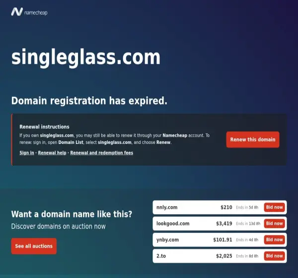 Forum i opinie o singleglass.com