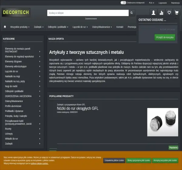 Forum i opinie o sklep.decortech.pl