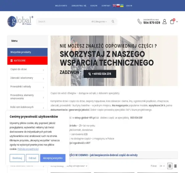Forum i opinie o sklep.global-lift.pl