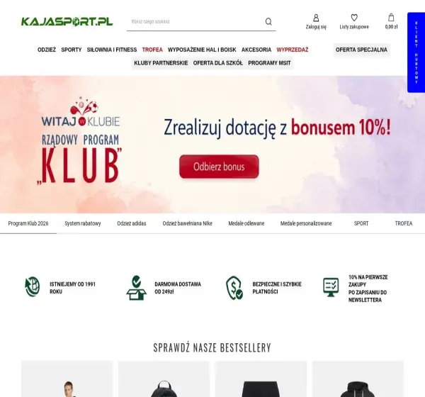 Forum i opinie o sklep.kajasport.pl