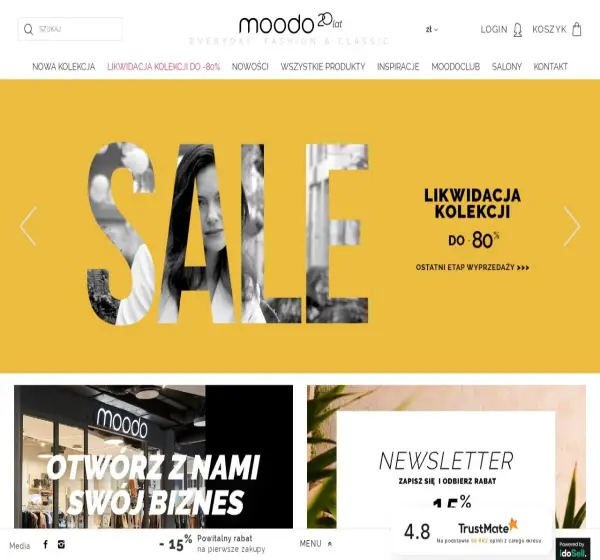Forum i opinie o sklep.moodo.pl