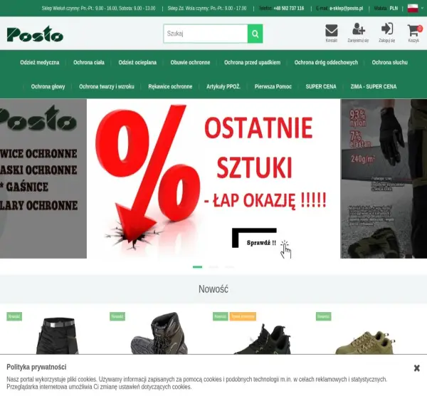Forum i opinie o sklep.posto.pl