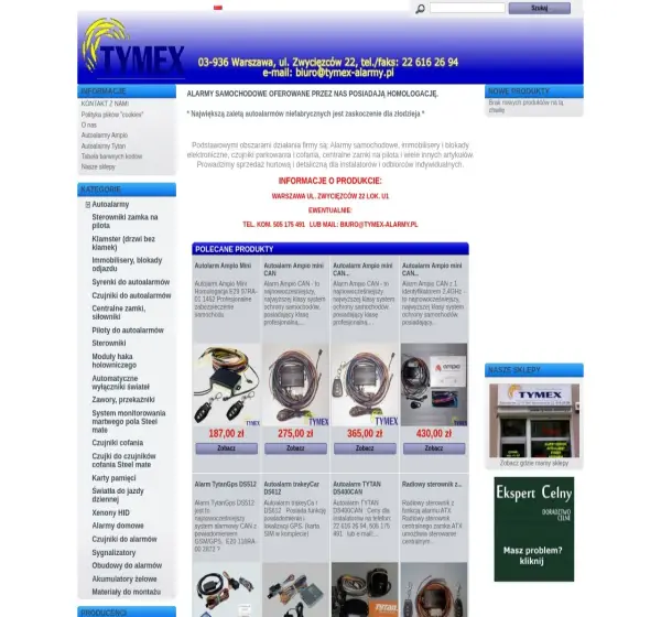 Forum i opinie o sklep.tymex-alarmy.pl