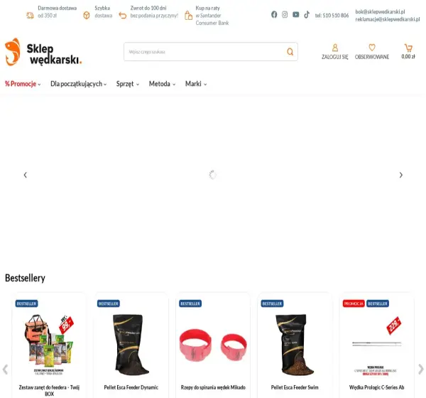 Forum i opinie o sklepwedkarski.pl