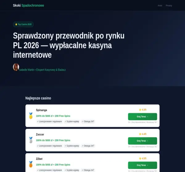 Forum i opinie o skoki-spadochronowe.org