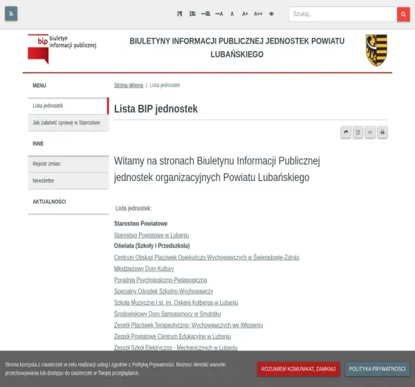 Forum i opinie o soswluban.bip.net.pl