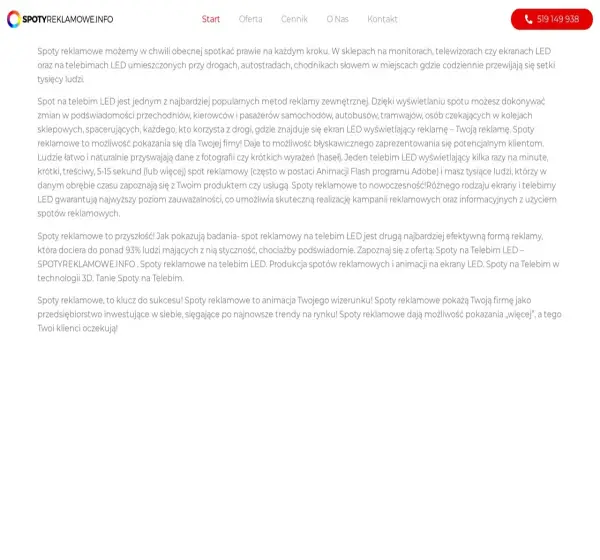Forum i opinie o spotyreklamowe.info