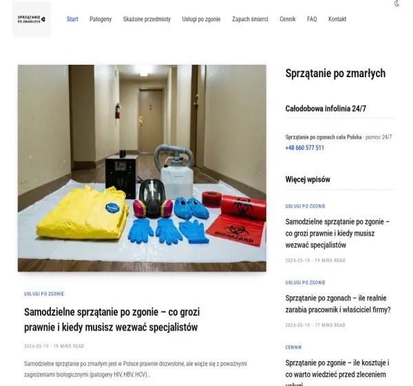 Forum i opinie o sprzataniepozmarlym.pl