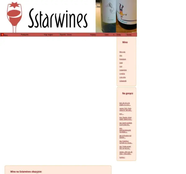 Forum i opinie o sstarwines.pl