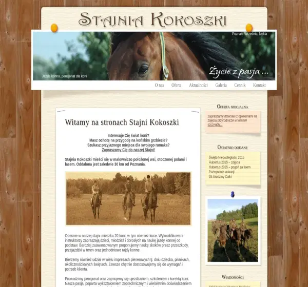 Forum i opinie o stajniakokoszki.pl