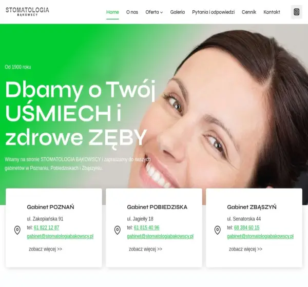 Forum i opinie o stomatologiabakowscy.pl