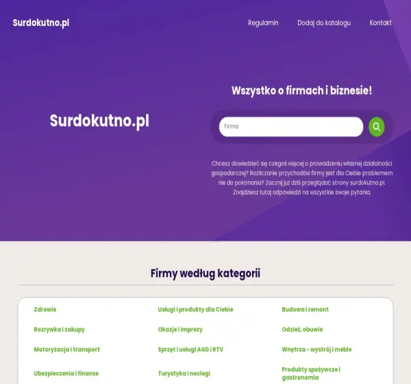 Forum i opinie o surdokutno.pl