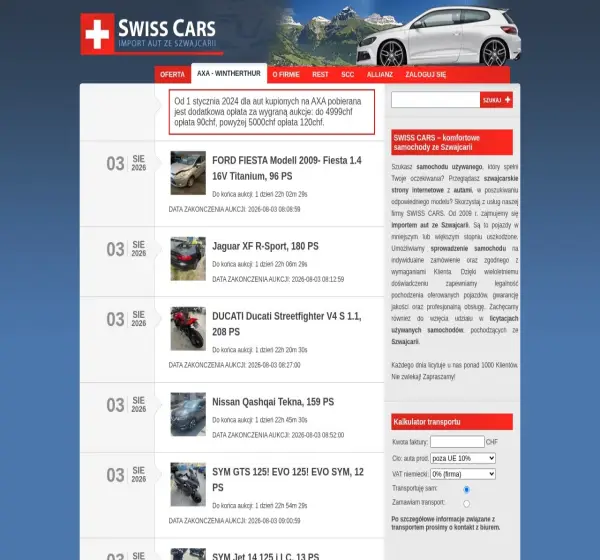 Forum i opinie o swisscars.pl