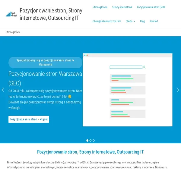 Forum i opinie o sysgreat.pl
