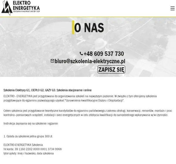 Forum i opinie o szkolenia-elektryczne.pl