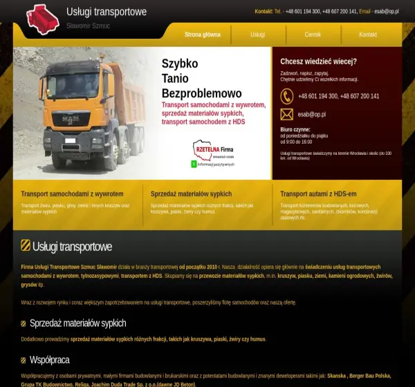 Forum i opinie o szmuc-transport.pl