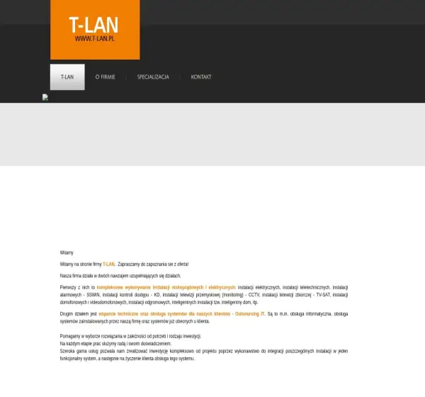 Forum i opinie o t-lan.pl