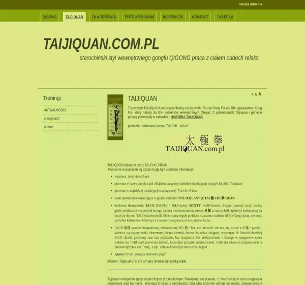 Forum i opinie o taijiquan.com.pl