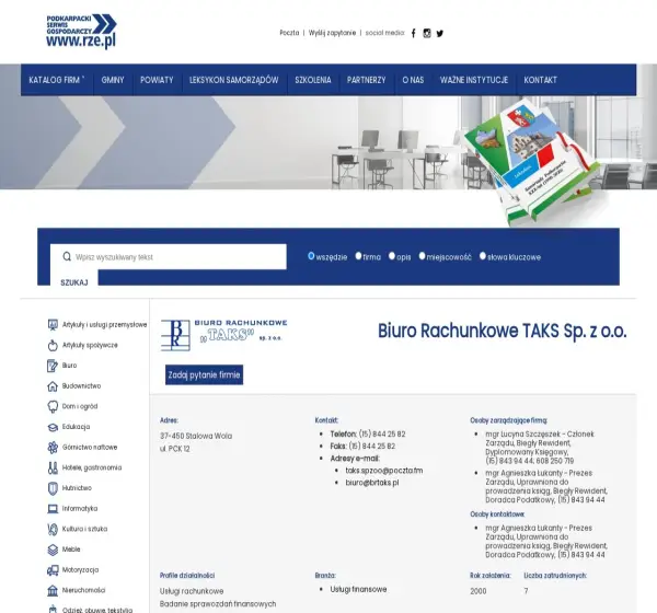 Forum i opinie o taks.rze.pl