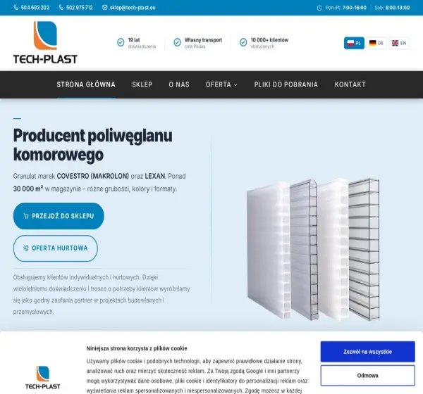 Forum i opinie o tech-plast.eu