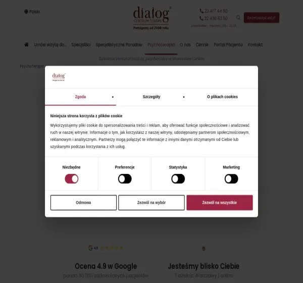 Forum i opinie o terapiadialog.pl