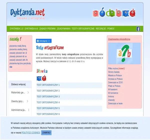 Forum i opinie o testy.dyktanda.net