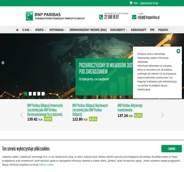 Forum i opinie o tfi.bnpparibas.pl