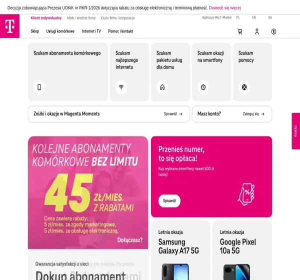 Forum i opinie o tmobile.pl