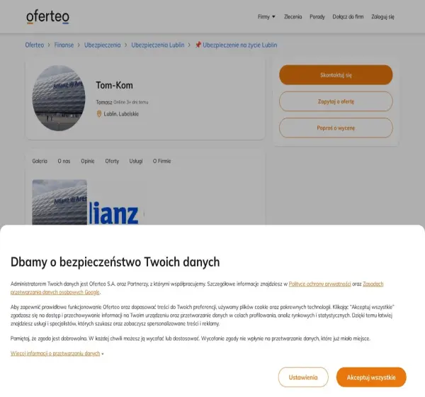 Forum i opinie o tomasz-komada.oferteo.pl