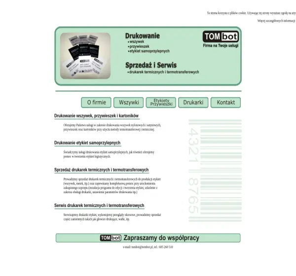Forum i opinie o tombot.com.pl