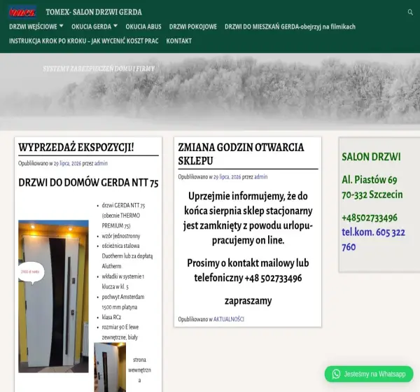Forum i opinie o tomex-gerda.com.pl